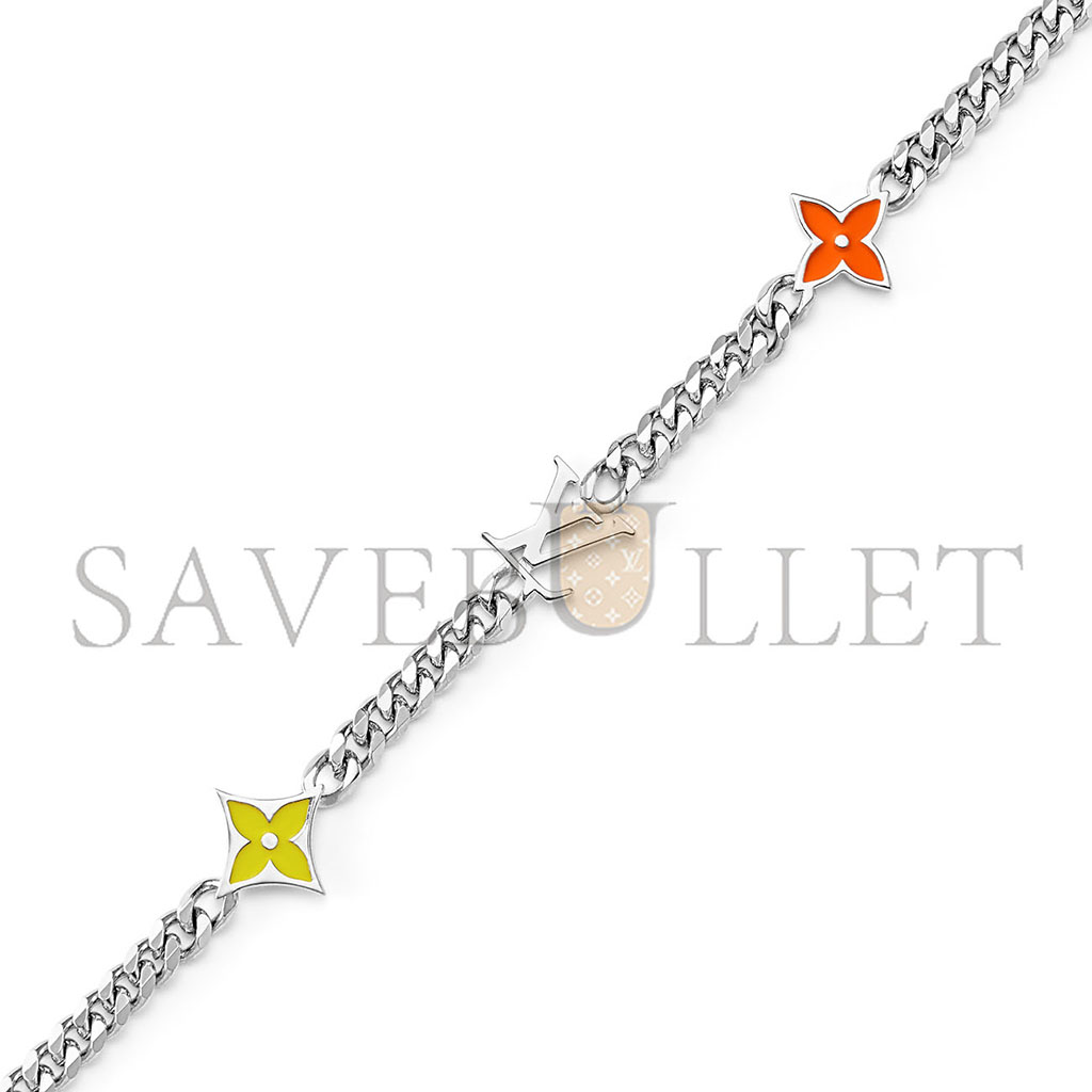 LOUIS VUITTON MONOGRAM ROW NECKLACE M01951